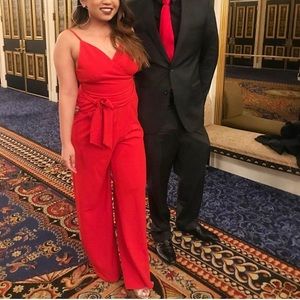 Red jumpsuit size medium